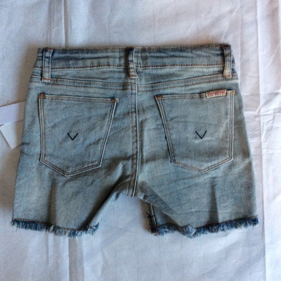 Hudson RAW EDGE Embroidered Shorts GIRLS 5 - Picture 2 of 3